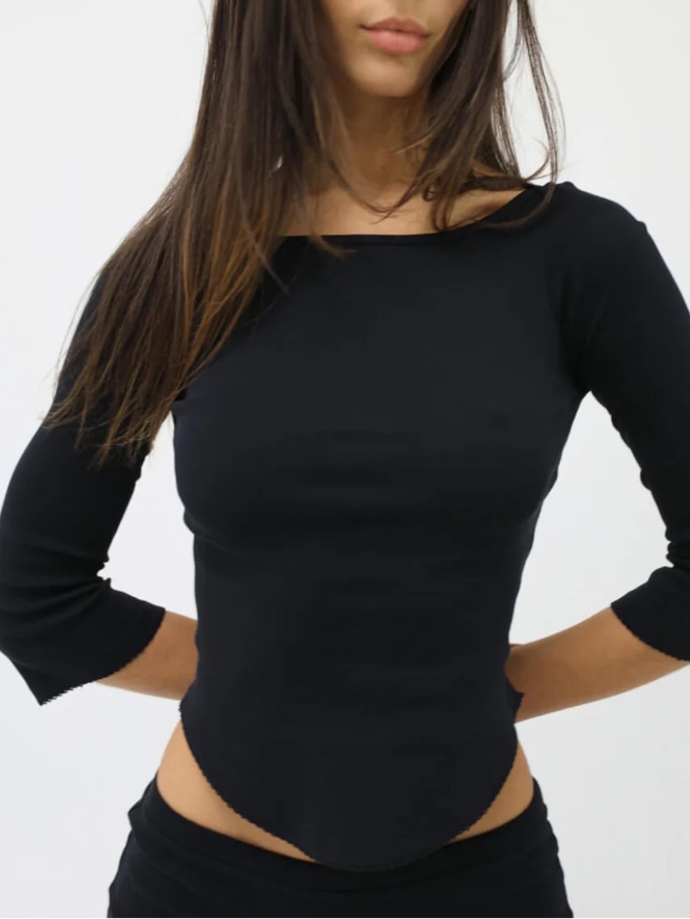 Coucou Intimates Rina Long Sleeve Black